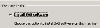 Install SAS Software