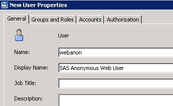 SAS Anonymous Web User