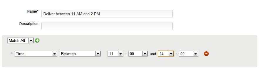 Between hours target