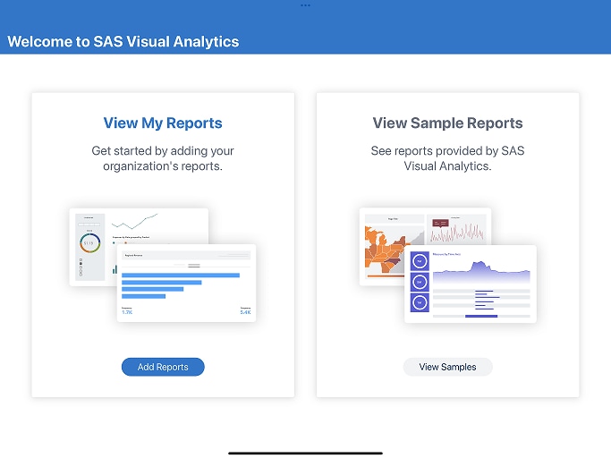 Welcome to SAS Visual Analytics