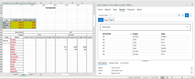 formatting list table