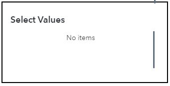 no items message