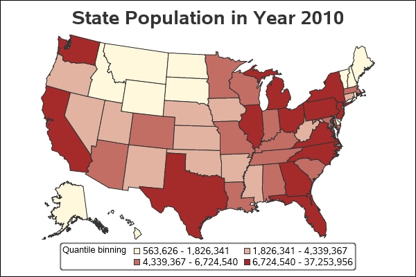 Simple Choropleth Map with Levels