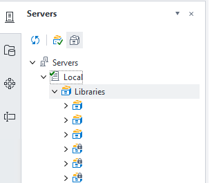 library names are missing