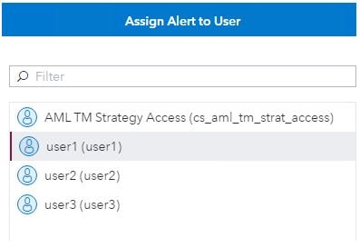 Assign Alert to User
