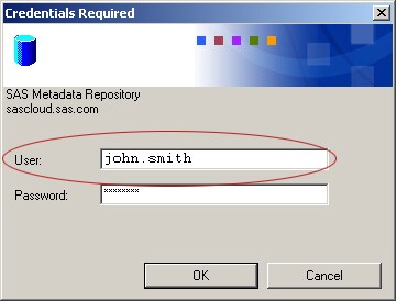 Credentials Window