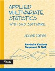 Applied Multivariate Statistics with SAS Software, Second Edition book cover