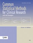 Common Statistical Methods for Clinical Research with SAS Examples, Second Edition book cover