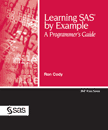 Learning SAS by Example book cover