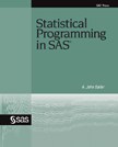 Statistical Programming in SAS book cover