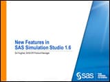 New Features in SAS Simulation Studio 1.6