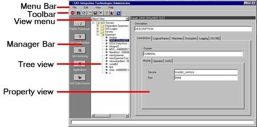 Administrator interface