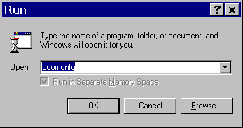 NT Run Dialog