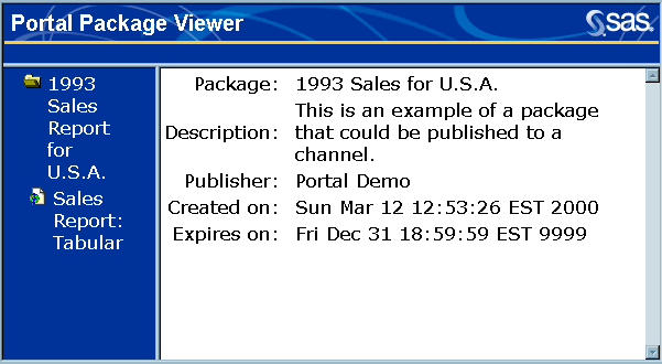 Portal Package Viewer