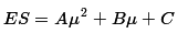 quadratic equation of the optimal return