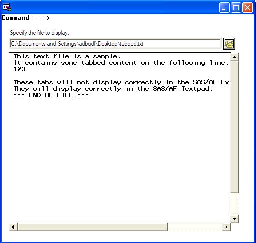 An external file viewer