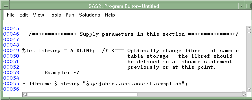 [SAMPLSAS Source Code]