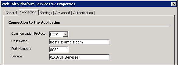 [Host name in metadata for SAS Web Infrastructure Platform services]