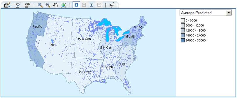Geographic Map in SAS Web Report Studio