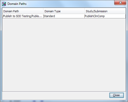 Domain Paths dialog box
