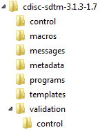 Global Standards Library Folder Hierarchy, CDISC SDTM 3.1.3