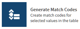 Generate Match Codes icon