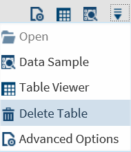 Delete Table Action in Grid View