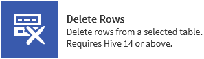 Delete Rows icon in the SAS Data Loader window