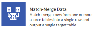 Match-Merge Data icon in the SAS Data Loader window