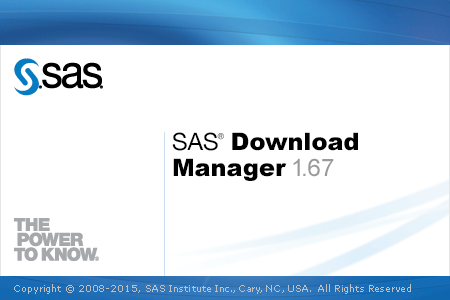 SAS Deployment Manager splash screen