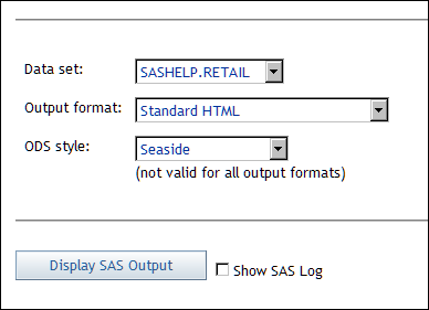 SAS Stored Process - Input