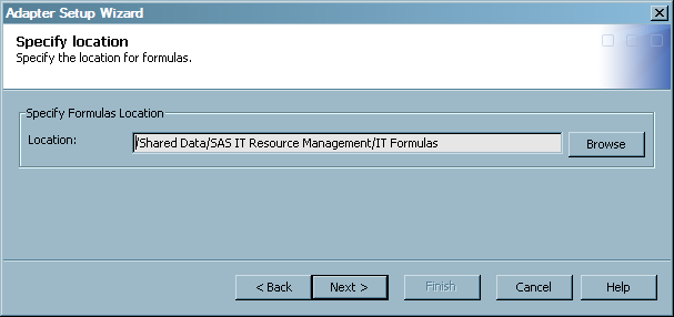 Specifying Formulas Page