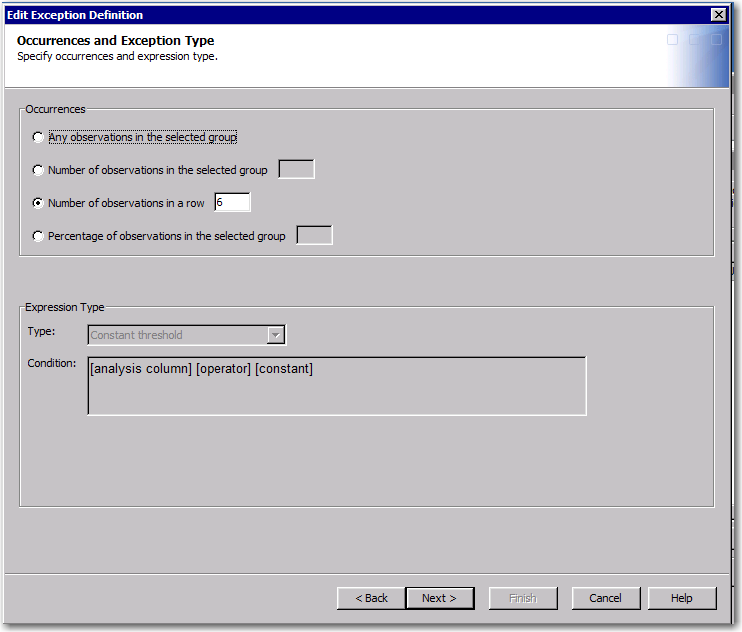 Occurrences and Expression Type Specification