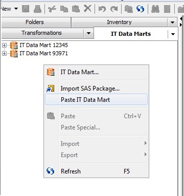 Paste IT Data Mart