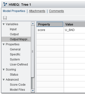 Map Model Variables to Project Variables