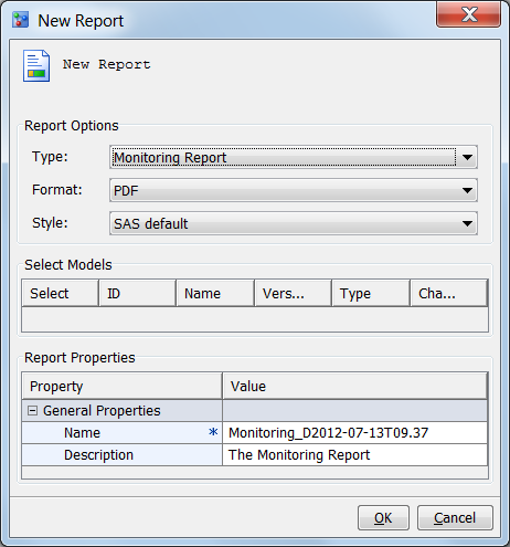 New Report Window Monitoring Report