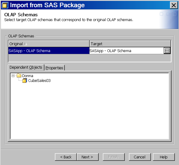 Cube Building And Modifying Examples Importing A Cube Into SAS OLAP Cube Studio