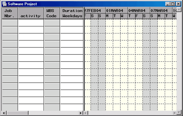 Initial PM window