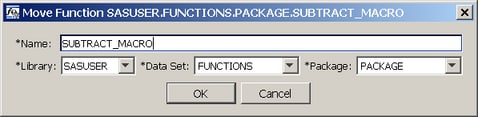 The Move Function Dialog Box