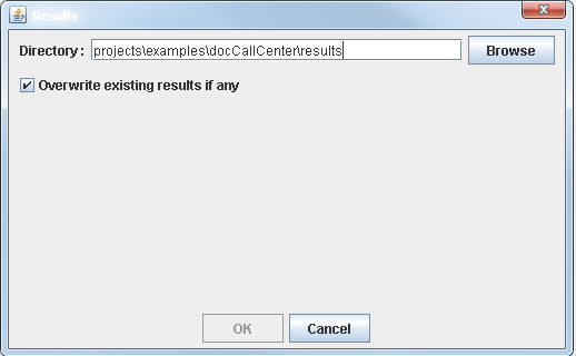 Results Dialog Box