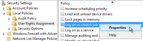 log on as a batch job