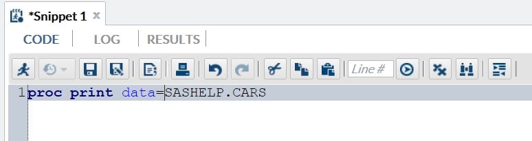 Completed PRINT Procedure