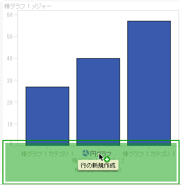 影付き領域に新しい行を挿入