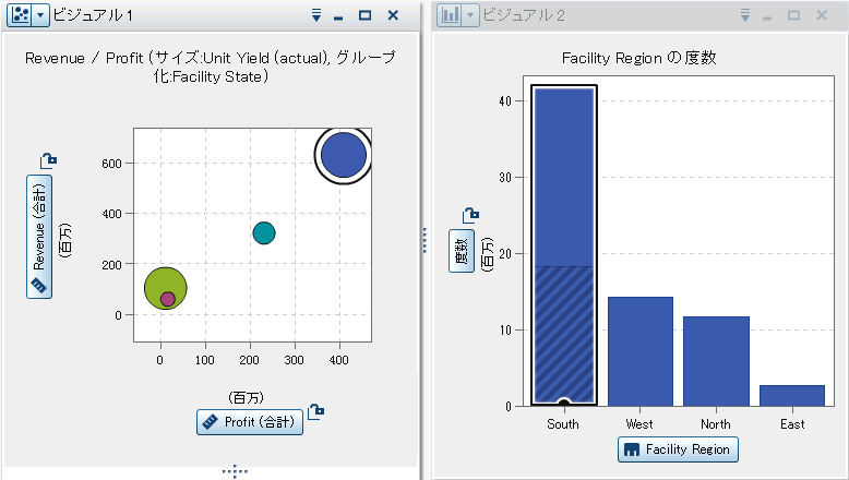 一部影付きのデータブラシの例