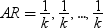 eh r equals , 1 over k , comma , 1 over k , comma dot dot dot comma , 1 over k. Click image for alternative formats.