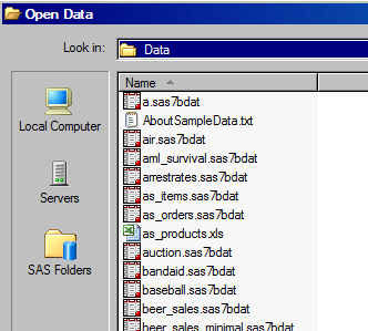 Open Data From window