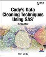 Book cover of Cody's Data Cleaning Techniques Using SAS, Third Edition