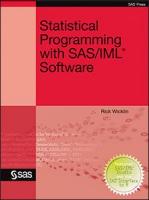 Book cover of Statistical Programming with SAS/IML Software