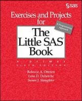 Book cover of Exercises and Projects for The Little SAS Book A Primer Sixth Edition