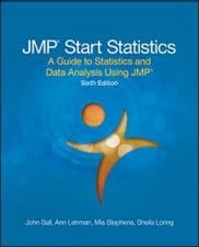 JMP® Start Statistics: A Guide to Statistics and Data Analysis Using JMP®, Sixth Edition